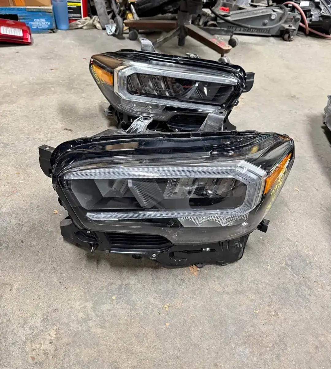 Toyota Tacoma LED headlights black housing clear lens, Toyota Tacoma LED projector headlights, Toyota Tacoma LED headlights with DRL, Toyota Tacoma sequential LED projector headlights, Toyota Tacoma aftermarket LED headlight assembly, 2016-2023 Toyota Tacoma LED headlights, 2024-2026 Toyota Tacoma LED projector headlights, Toyota Tacoma premium LED headlight assembly, Toyota Tacoma black housing LED headlights, Toyota Tacoma replacement LED headlights, Toyota Tacoma LED projector headlights black housing clear lens,