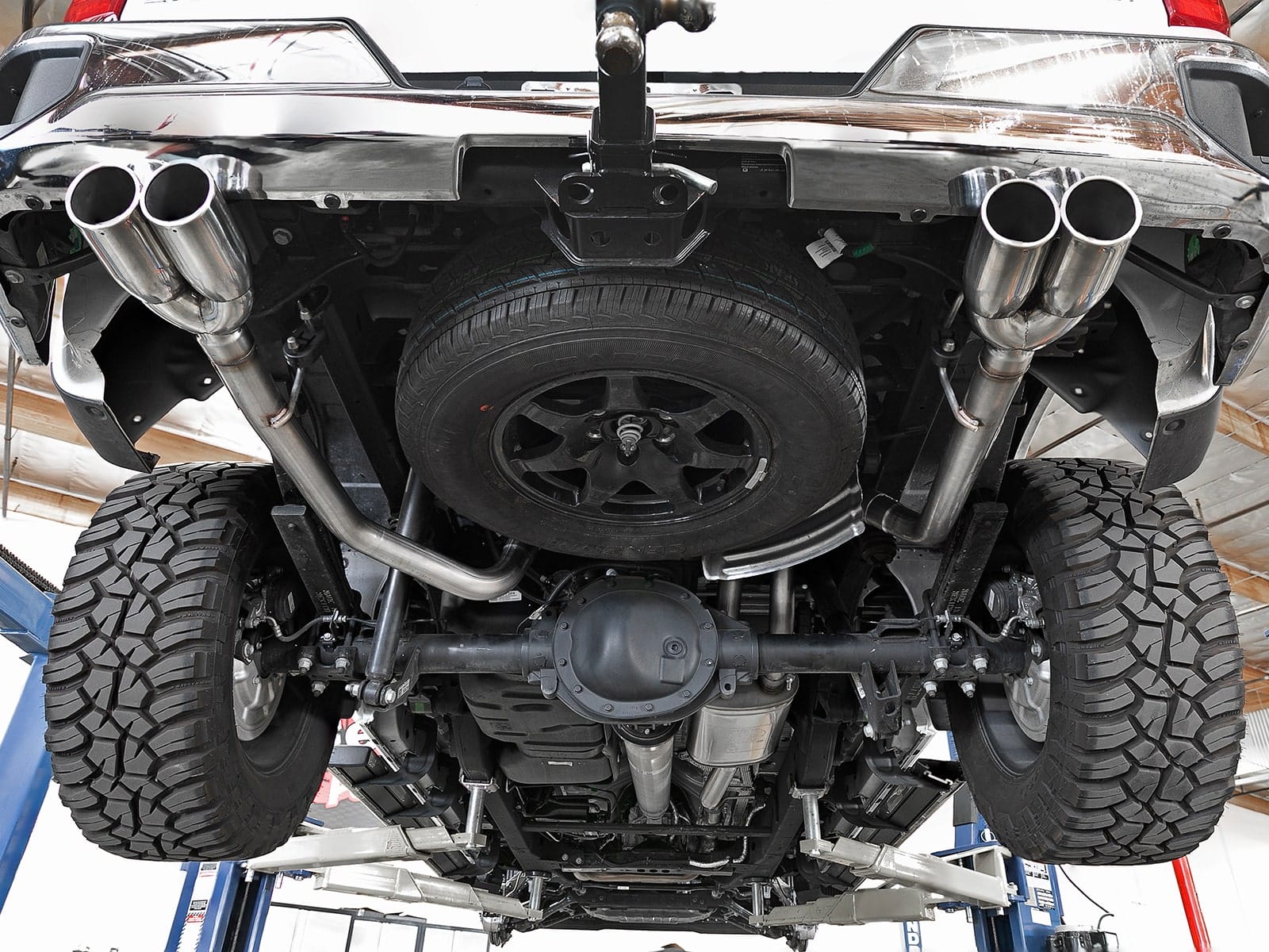 GMC Sierra 1500 5.3L cat-back performance exhaust system, GMC Sierra 5.3L dual-exit stainless steel performance exhaust, GMC Sierra single-exit cat-back exhaust with polished tip, GMC Sierra dual rear-exit performance exhaust system, GMC Sierra 6.2L stainless steel cat-back exhaust system, GMC performance exhaust system with GMC logo tips, GMC Sierra through-the-bumper dual-exit exhaust, GMC Sierra performance exhaust pipes and muffler assembly, GMC 304 stainless steel truck exhaust upgrade system, GMC Sierra performance exhaust with black chrome tips,