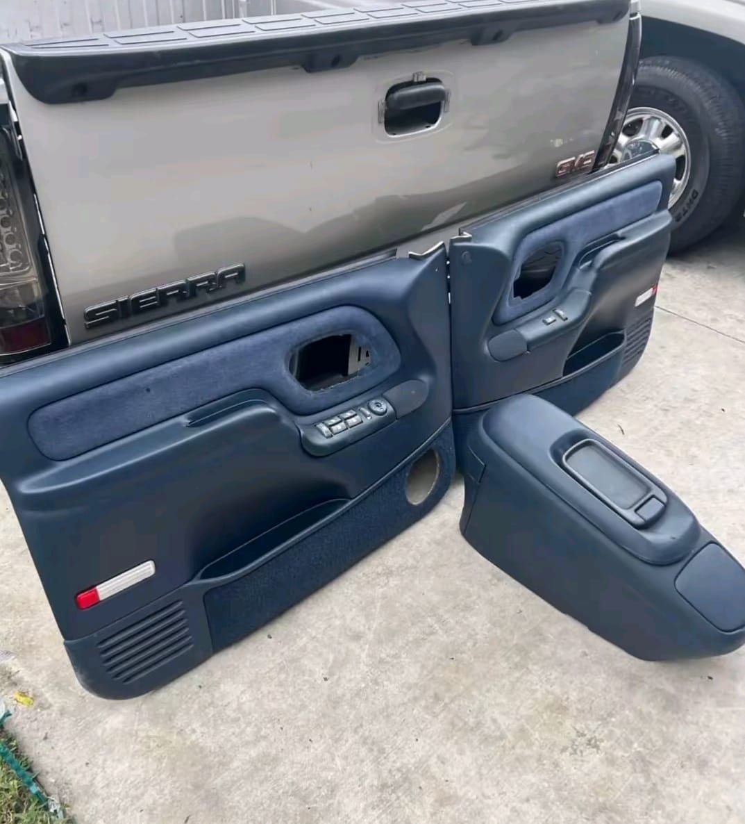 GMC Sierra front driver side interior door panel, GMC Sierra front passenger door interior trim panel, GMC Sierra rear door interior panel replacement, GMC Sierra black interior door trim panel, GMC Sierra power window door switch, GMC Sierra driver side window control switch, GMC Sierra passenger side door switch panel, GMC Sierra interior door handle replacement, GMC Sierra door armrest trim panel, GMC Sierra interior door lock switch, GMC Sierra door lock knob bezel, GMC Sierra door panel clips and retainers, GMC Sierra OEM-style interior door panel, GMC Sierra pickup truck door interior parts, GMC Sierra replacement door trim and accessories,