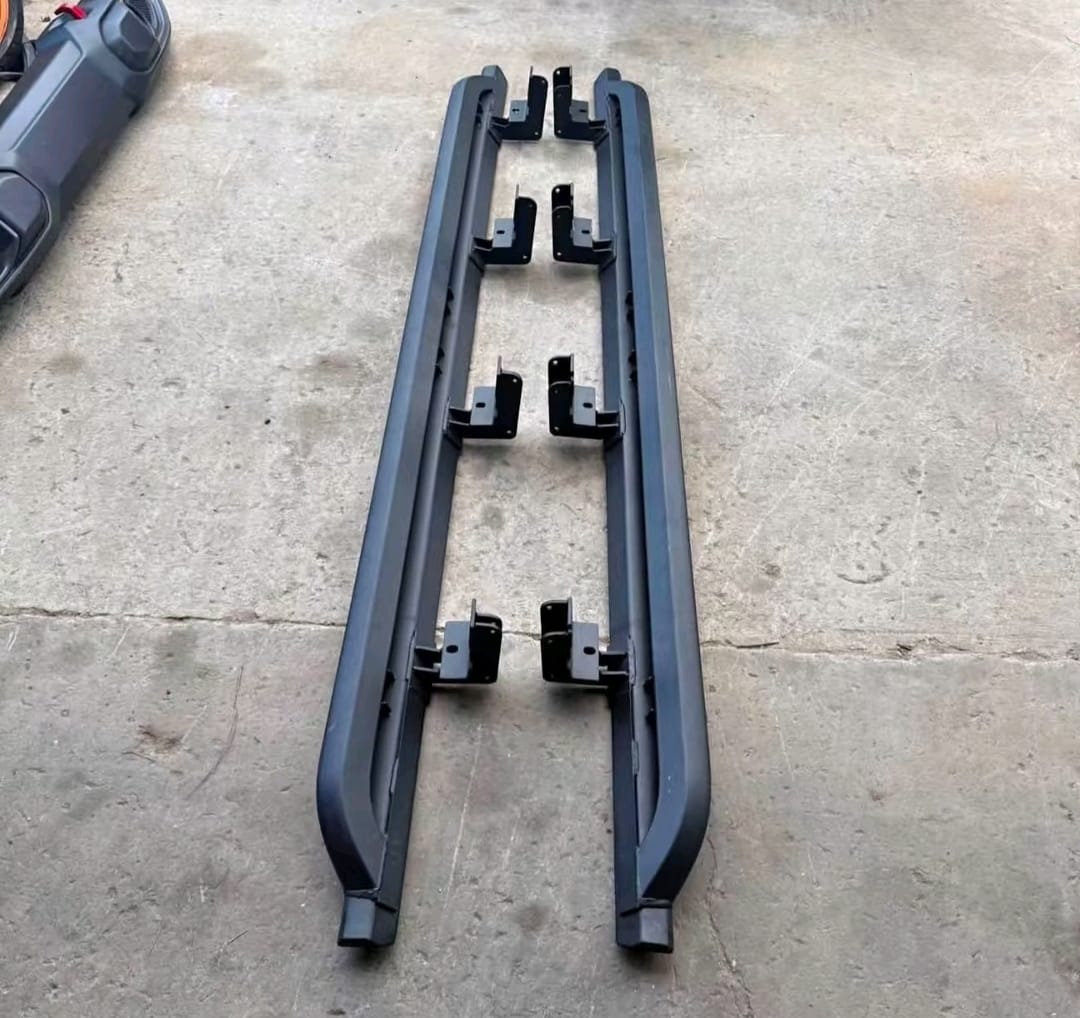 GMC pickup truck heavy-duty rock sliders, GMC Sierra rock sliders for off-road protection, GMC Sierra bolt-on rock sliders, GMC pickup frame-mounted rock sliders, GMC Sierra steel rock sliders, GMC pickup rock sliders with integrated steps, GMC Sierra tube-style rock sliders, GMC pickup rocker panel protection sliders, GMC Sierra off-road rock rails, GMC heavy-duty pickup truck rock sliders,