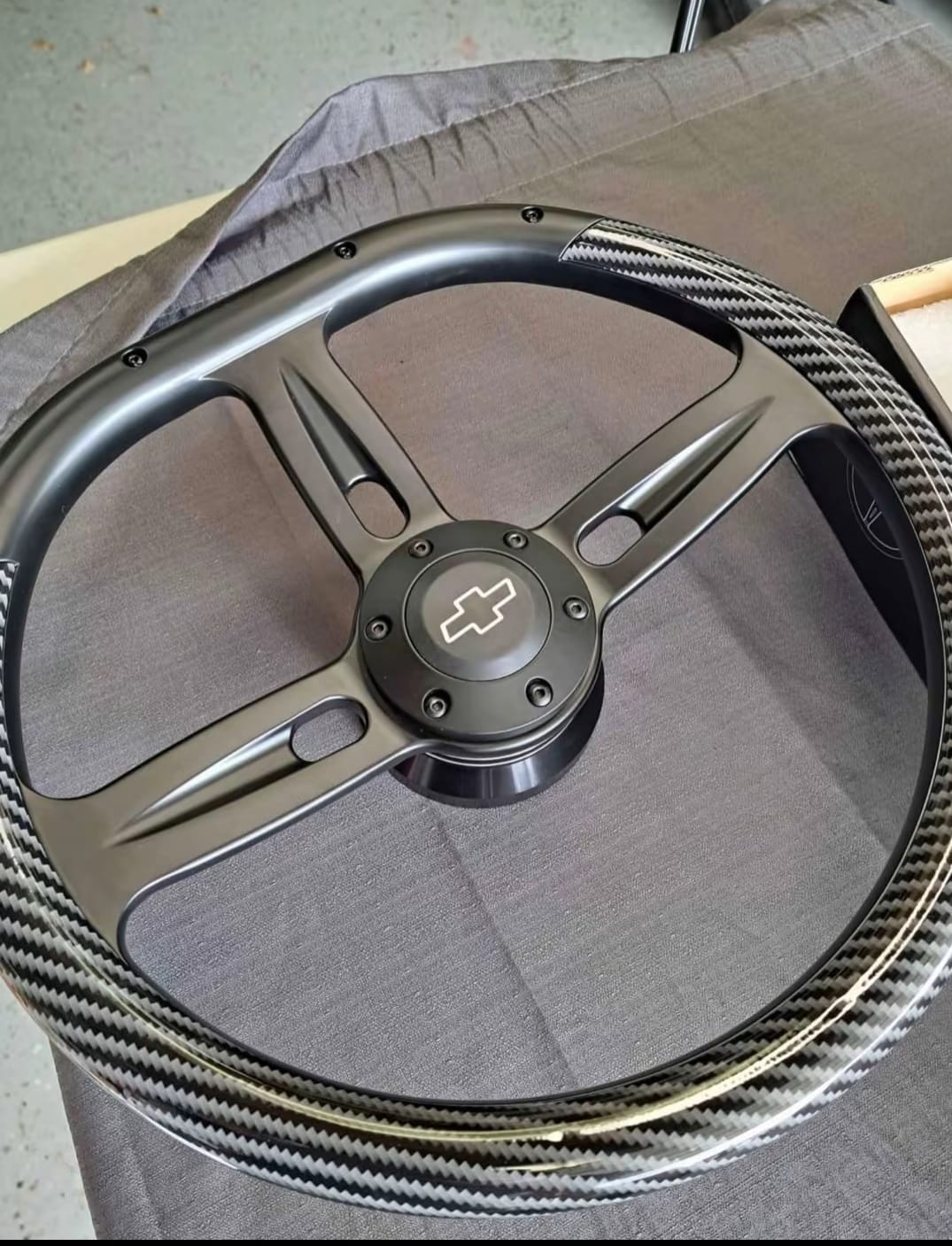 Quality replacement steering wheel for compatible Chevrolet pickup trucks from TruckRidge